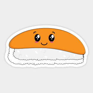 Cute Salmon Sushi Kawaii Sticker